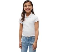 Tommy Hilfiger Girl's Pointelle Top Ss KG0KG09462 Other Tops, White (White), 10 Years