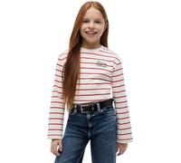 Tommy Hilfiger Girl's Sripe Tee Ls KG0KG09455 Other T-Shirts, RED (Primary Red Stripes), 4 Years