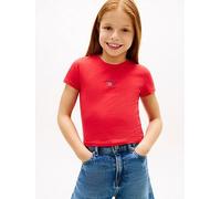 Tommy Hilfiger Girls Star Flag Short Sleeve T-Shirt, Red, Size Age: 16 Years Red