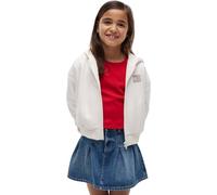 Tommy Hilfiger Girl's Tommy Rhinestone Zip Through KG0KG09443 Other Sweatshirts, WHITE (Ancient White), 14 Years