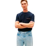 Tommy Hilfiger Global Stripe Pique Pocket Short Sleeve T-shirt Blue XL Men