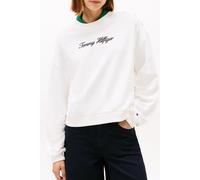 Tommy Hilfiger Gold Button Script Terry Pullover Sweatshirt Ecru size XS | Longsleeves Outlet | Women | Brown XS