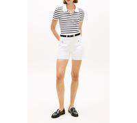 Tommy Hilfiger Gold Button Slim Ss Breton Stp Ecru/dark Night Navy size S | Poloshirts Outlet | Women | Brown S