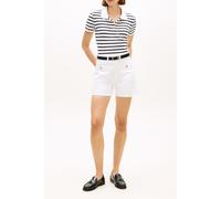 Tommy Hilfiger Gold Button Slim Ss Breton Stp Ecru/dark Night Navy size XS | Poloshirts Outlet | Women | Brown XS