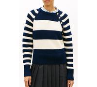 Tommy Hilfiger Gold Button Utility Ls Big Brt Dark Night/calico size XL | Sweaters Outlet | Women | Black XL