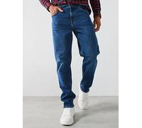 Tommy Hilfiger Harlem Stretch Regular Tapered Jeans, Dark Blue, Size 34, Length Regular, Men Dark Blue
