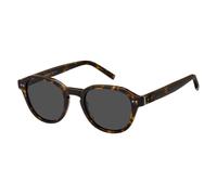 Tommy Hilfiger Havana Sunglasses 20581908649IR - Man - Acetate Brown 49-22-150 mm