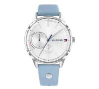 Tommy Hilfiger Haven 1782023 Women's Watch - 38mm Silver-White Dial Blue Leather Strap
