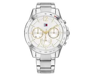 Tommy Hilfiger Haven 1782194 Women's Multifunction Watch - 38mm White Dial Silver Steel Bracelet