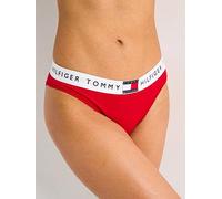 Tommy Hilfiger Women's Classic Bikini Briefs with Logo Waistband, Red (Primary Red), XL