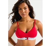 Tommy Hilfiger Uw0uw05715 Bralette Push-up Bra Red XS Woman