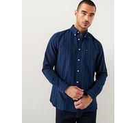 Tommy Hilfiger Heritage Oxford Pinstripe Shirt, Navy, Size M, Men Navy