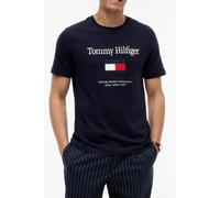 Tommy Hilfiger Hilfiger Embro Flag Navy Blue size L | Basic T-Shirts Outlet | Men | Blue L