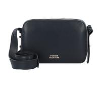 Tommy Hilfiger Hilfiger Leather Shoulder bag Leather 20 cm black