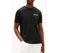 Tommy Hilfiger Men’s Short Sleeve Regular Fit Stack T-Shirt, Black (Black), L