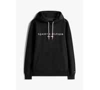 Tommy Hilfiger Men’s Core Tommy Logo Hoodie, Black (Jet Black), M