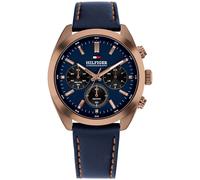 Tommy Hilfiger Hudson 1710721 - Man - 40 mm - Analogue - Quartz - Mineral Glass Blue 40 mm
