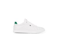 Tommy Hilfiger Icon Court Pin Perforated Mens Trainer - Ecru - Size UK 9