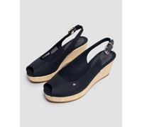 Tommy Hilfiger Iconic Elba Sling Back Wedge - Desert Sky - Desert Sky - UK6.5 EU40 US9