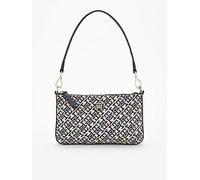 Tommy Hilfiger Jacquard Shoulder bag 24 cm blue