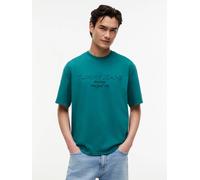 Tommy Hilfiger Jeans Classic Tonal Logo Oversized T-Shirt - Polar Teal