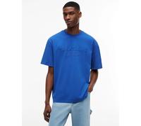 Tommy Hilfiger Jeans Classic Tonal Logo Oversized T-Shirt - Providence Blue