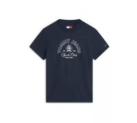 Tommy Hilfiger Jeans Heritage Logo Print T-Shirt - Dark Night Navy