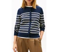 Tommy Hilfiger Jersey Crew Neck Cardigan Dark Night Navy/calico Multi size S | Cardigans Outlet | Women | Black S