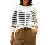 Tommy Hilfiger Jersey Crew Neck Cardigan Dark Night Navy/calico Multi size XXS | Jackets Outlet | Women | Black XXS