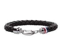 Tommy Hilfiger Jewelry Men's Leather Bracelet Black - 2700510