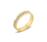 Tommy Hilfiger Jewelry Women's Ring in Yellow Gold Embellished with Crystals - 2780911B