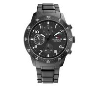 Tommy Hilfiger Jimmy 1791951 Men's Multifunction Watch - 44mm Black Dial Black Bracelet