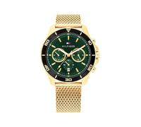 Tommy Hilfiger Jordan Gold & Green Chronograph Watch 1792093