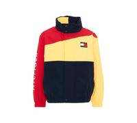 Tommy Hilfiger Junior colour-block logo-patch jacket - Blue 4-6-10-12-14-16