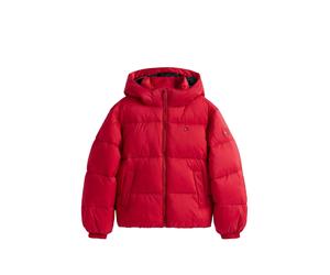Tommy Hilfiger Junior hooded quilted jacket - Red 3-4-6-7-8