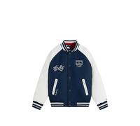 Tommy Hilfiger Junior logo-embroidered bomber jacket - Blue 6-8-10-12-14-16