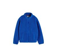 Tommy Hilfiger Junior logo-patch teddy jacket - Blue 3-4-6-8-10-12
