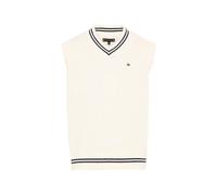 Tommy Hilfiger Junior striped-trim V-neck vest - Neutrals 3-4-6-8-10-16
