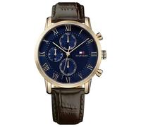 Tommy Hilfiger Kane 1791399 Men's Watch - 44mm Navy Dial Leather