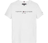 Tommy Hilfiger Kids’ Unisex Short Sleeve Round Neck Essential Tee, White (White), 12 Years