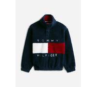 Tommy Hilfiger Kids Heritage Flag Fleece Sweatshirt in Navy - Navy - 4 Yrs