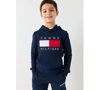 Tommy Hilfiger Kids Heritage Flag Hoodie, Navy, Size 14 Years Navy