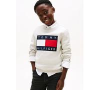 Tommy Hilfiger Kids Heritage Flag Sweatshirt, Grey, Size 4 Years Grey