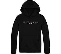 Tommy Hilfiger Kids Unisex Essential Hoodie, Black (Black), 18 Months