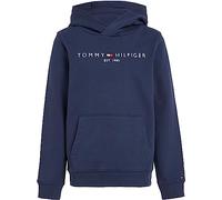 Tommy Hilfiger Kids’ Unisex Essential Hoodie, Blue (Twilight Navy), 10 Years