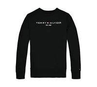 Tommy Hilfiger Kids Unisex Essential Sweatshirt without Hood, Black (Black), 24 Months