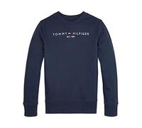 Tommy Hilfiger Kids Unisex Essential Sweatshirt without Hood, Blue (Twilight Navy), 24 Months