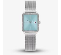 Tommy Hilfiger Two Hand Quartz Movement Watch for Women with Silver Stainless Steel Mesh Bracelet - 1782789