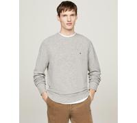 Tommy Hilfiger Lambswool Mens Crew Neck Jumper - Light Grey Heather - Light Grey Heather - XL