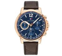 Tommy Hilfiger Landon 1791532 Men's Watch - 44mm Blue Dial Leather